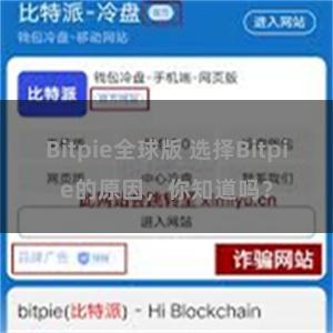 Bitpie全球版 选择Bitpie的原因，你知道吗？