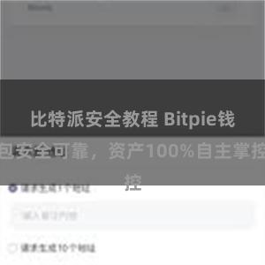 比特派安全教程 Bitpie钱包安全可靠，资产100%自主掌控