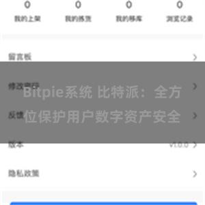 Bitpie系统 比特派：全方位保护用户数字资产安全