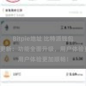 Bitpie地址 比特派钱包最新版本更新：功能全面升级，用户体验更加顺畅！