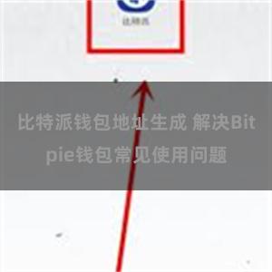 比特派钱包地址生成 解决Bitpie钱包常见使用问题