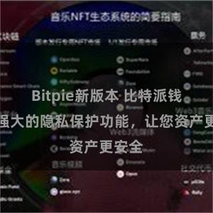 Bitpie新版本 比特派钱包：强大的隐私保护功能，让您资产更安全