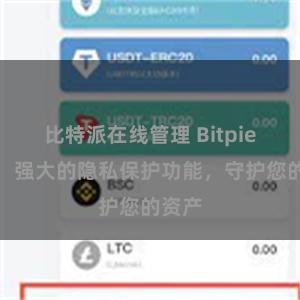 比特派在线管理 Bitpie钱包：强大的隐私保护功能，守护您的资产