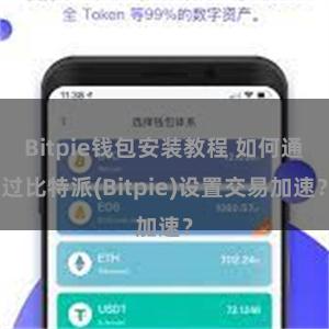 Bitpie钱包安装教程 如何通过比特派(Bitpie)设置交易加速？