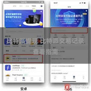比特派提现 比特派交易记录查看指南