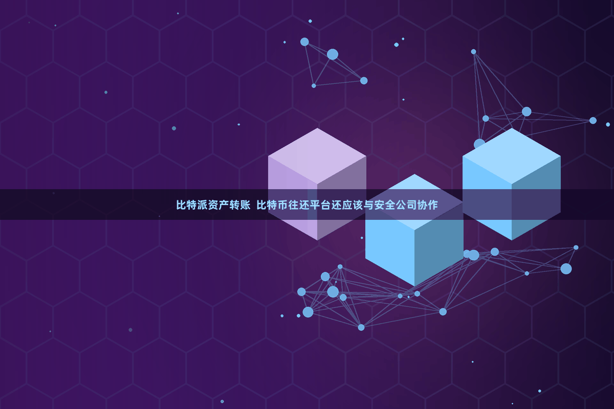 比特派资产转账  比特币往还平台还应该与安全公司协作